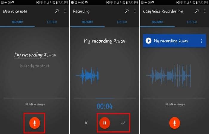 Easy Voice Recorder Pro