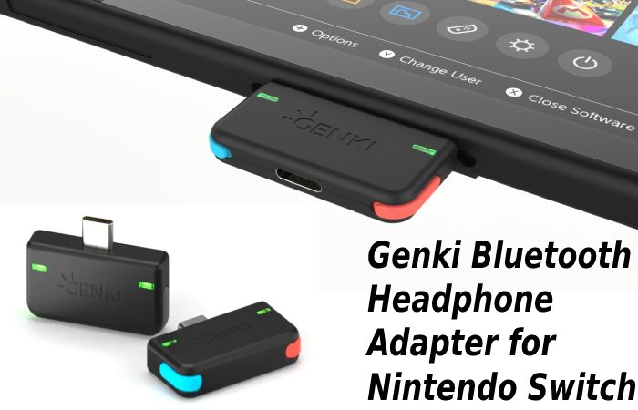 Genki Bluetooth Headphone Adapter for Nintendo Switch