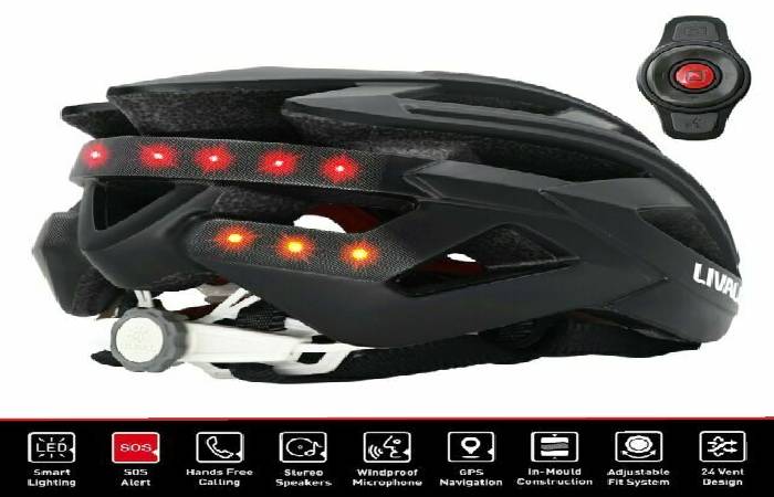 Smart helmet for cyclists