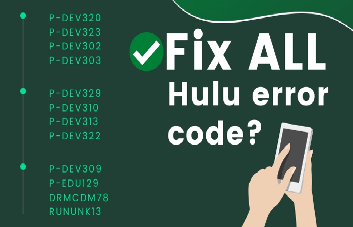  Different Types of Hulu errors
