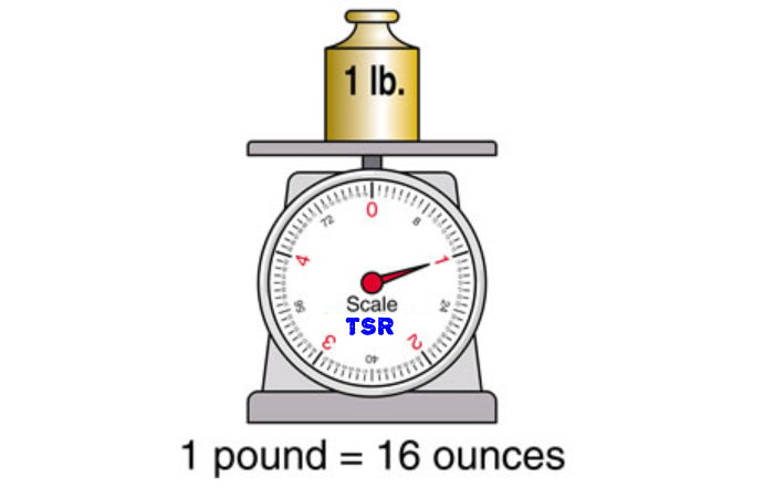 How many ounces in a pound